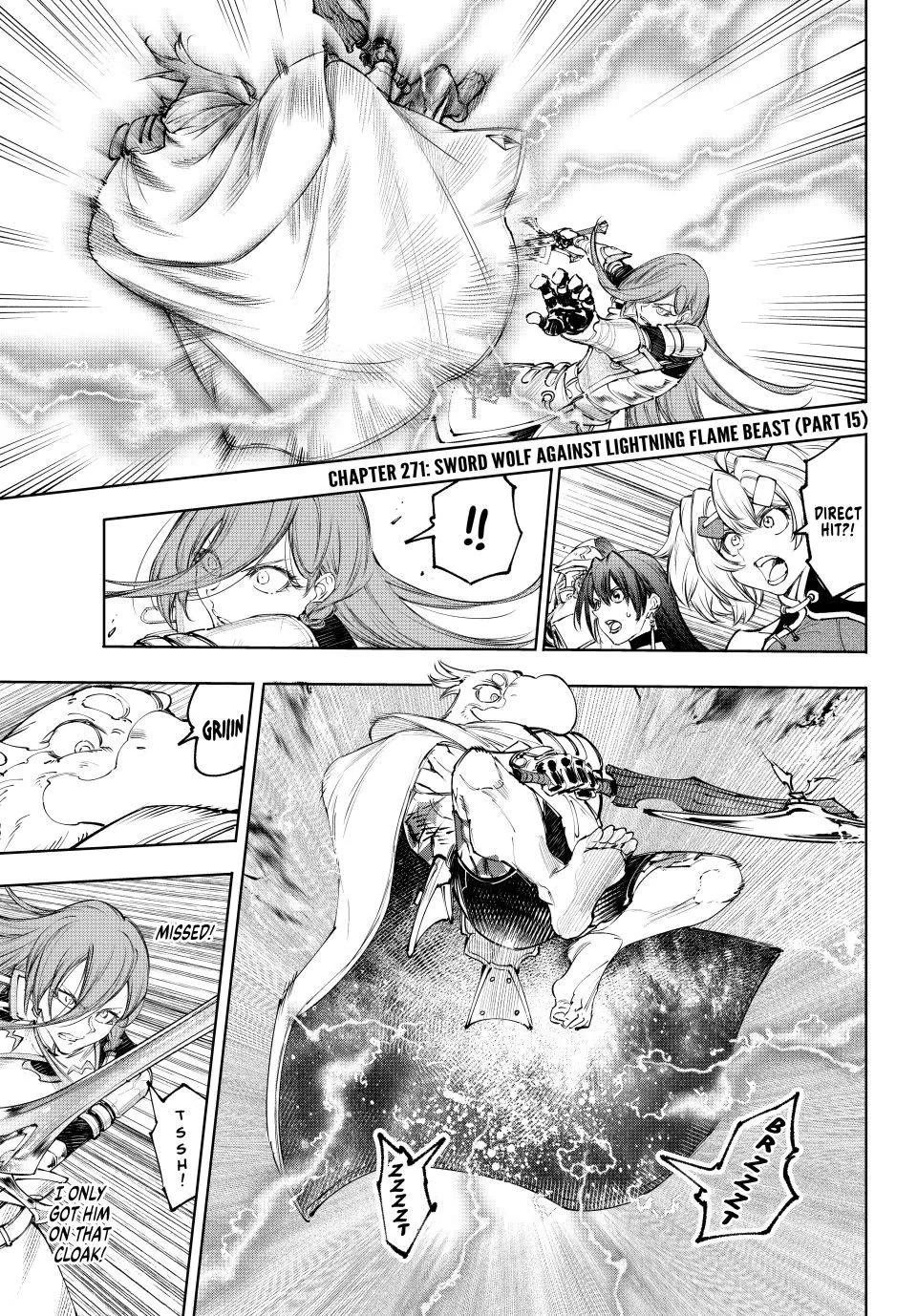 Shangri-La Frontier ~ Kusoge Hunter, Kamige ni Idoman to su~ Chapter 271 page 1 - Chapter 271: SWORD WOLF AGAINST LIGHTNING FLAME BEAST (PART 15)
