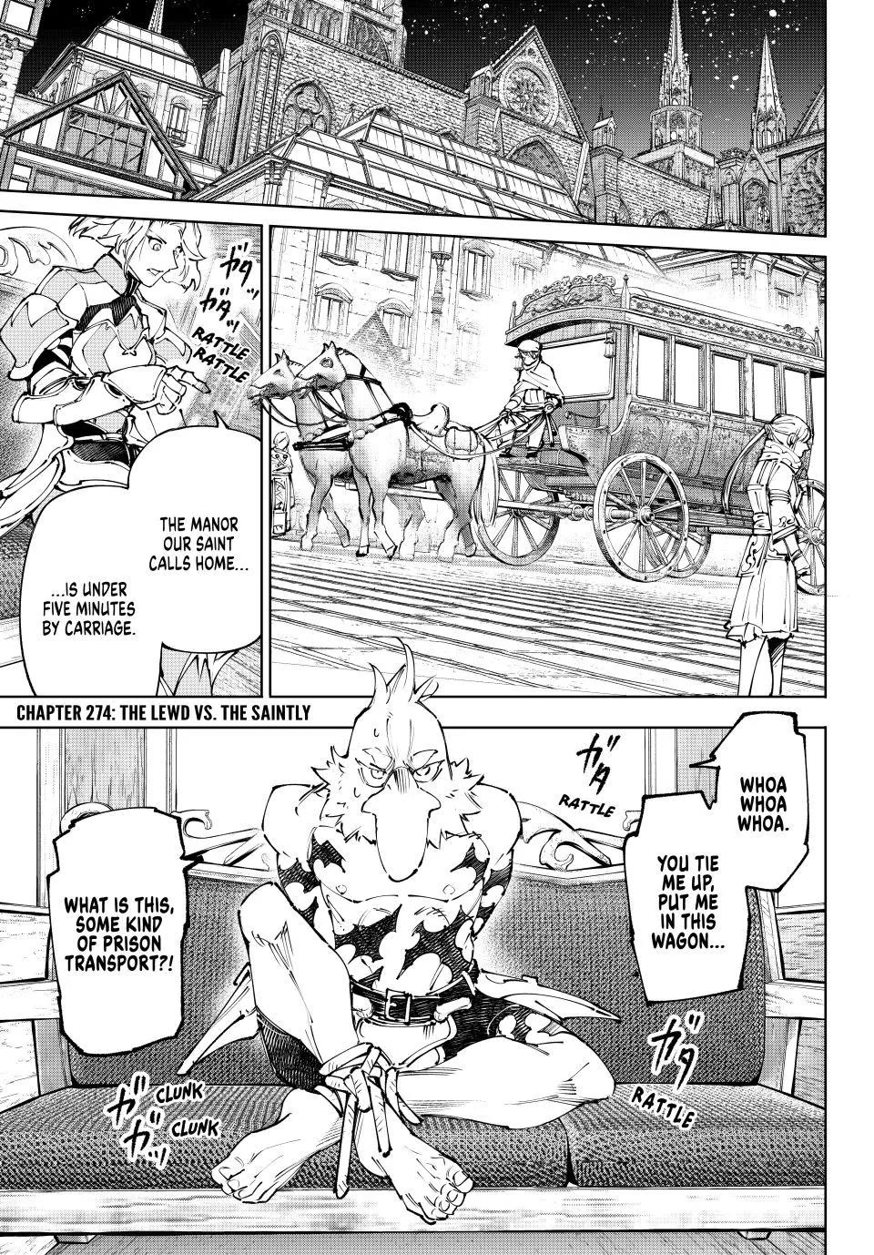 Shangri-La Frontier ~ Kusoge Hunter, Kamige ni Idoman to su~ Chapter 274 page 1 - Chapter 274: The Lewd vs. The Saintly