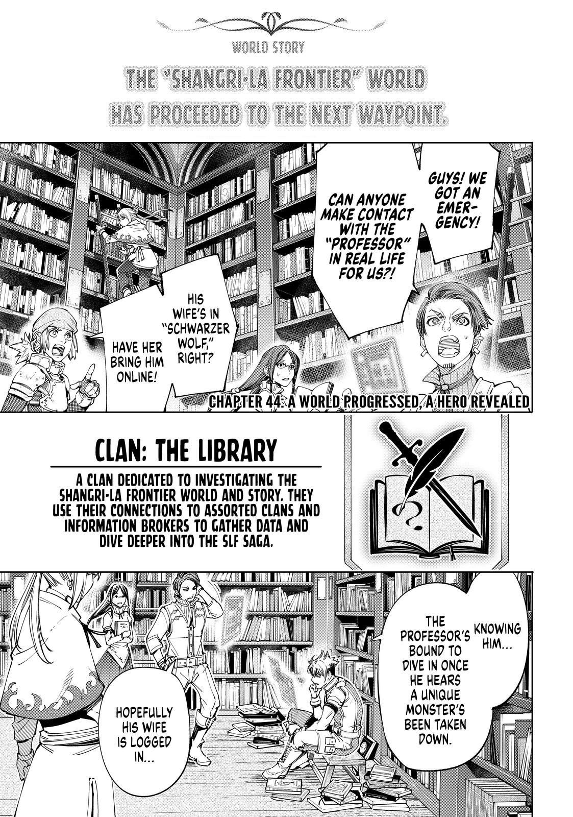 Shangri-La Frontier ~ Kusoge Hunter, Kamige ni Idoman to su~ Chapter 44 page 1 - Chapter 44