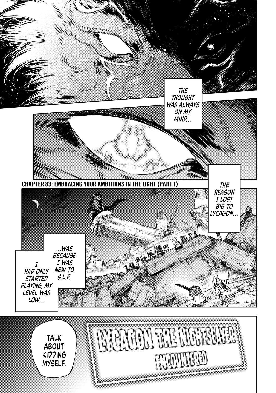 Shangri-La Frontier ~ Kusoge Hunter, Kamige ni Idoman to su~ Chapter 83 page 1 - Chapter 83