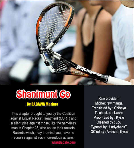 Shanimuni GO Chapter 25 page 36 - Chapter 25: Kick serve and sportsmanship