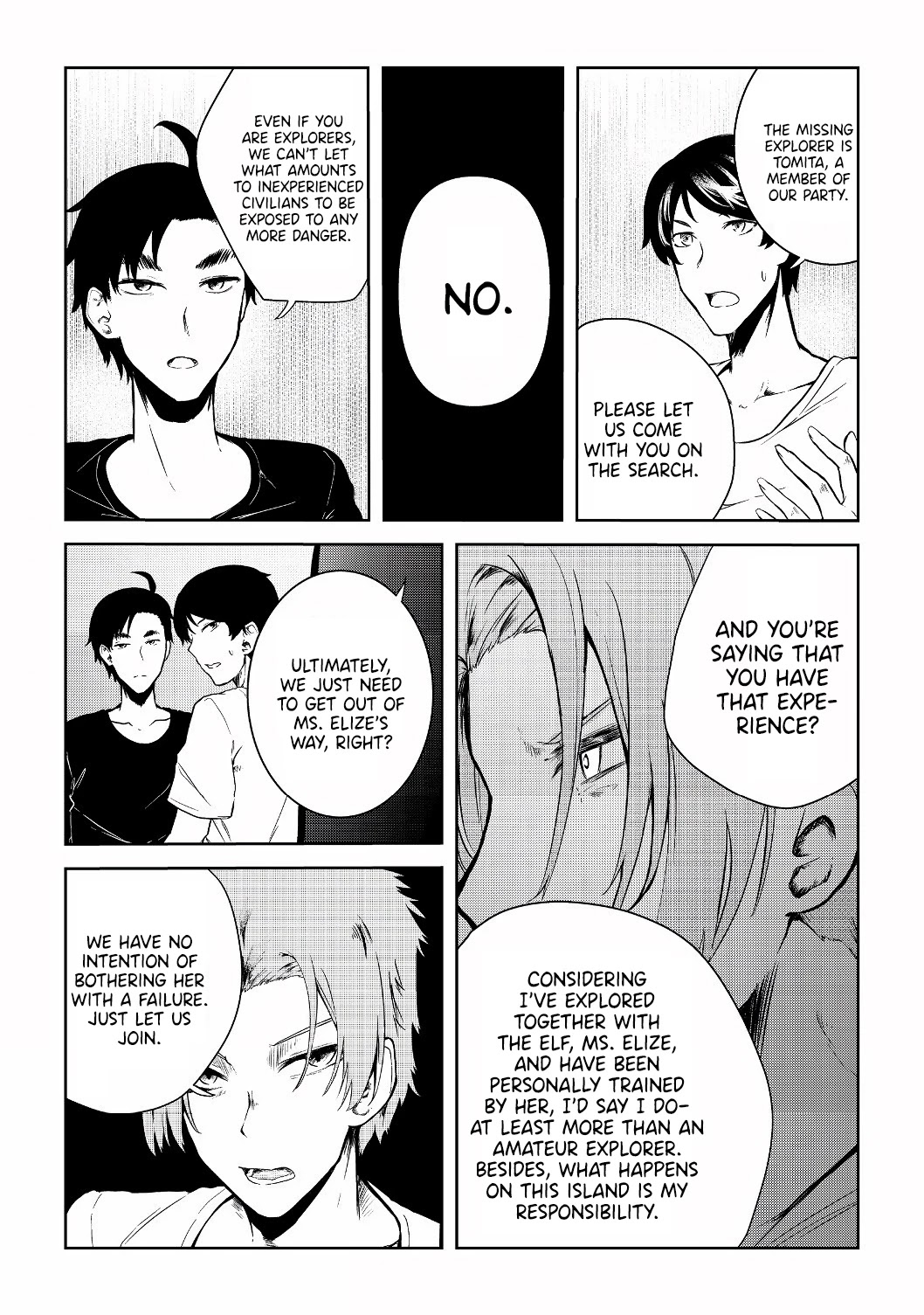 Sharing Life On A Deserted Island With An Elf Chapter 10 page 6 - Chapter 10