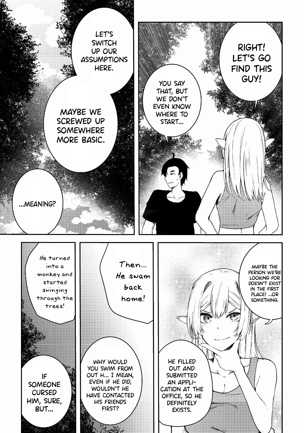 Sharing Life On A Deserted Island With An Elf Chapter 11 page 10 - Chapter 11