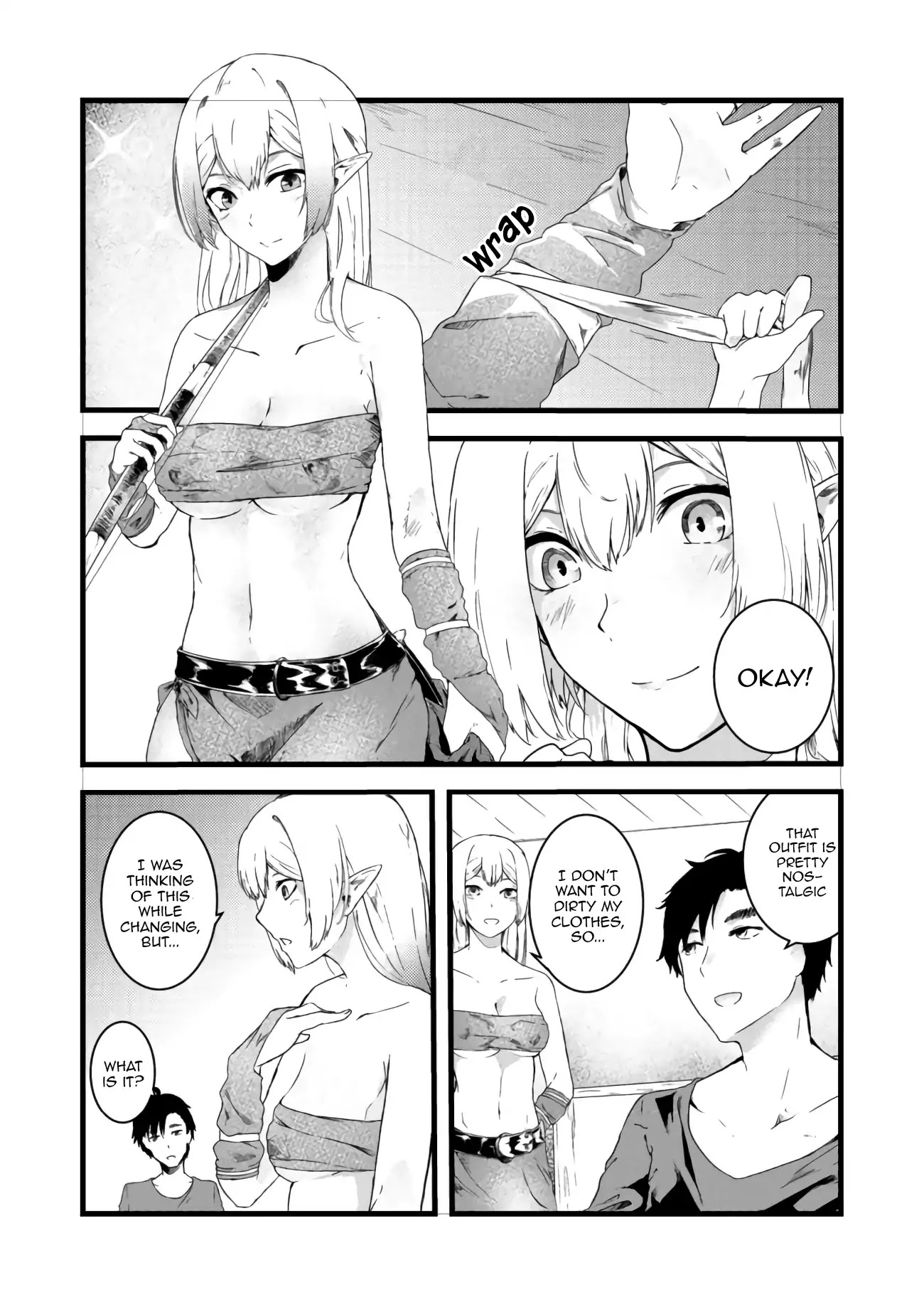 Sharing Life On A Deserted Island With An Elf Chapter 4 page 5 - Chapter 4
