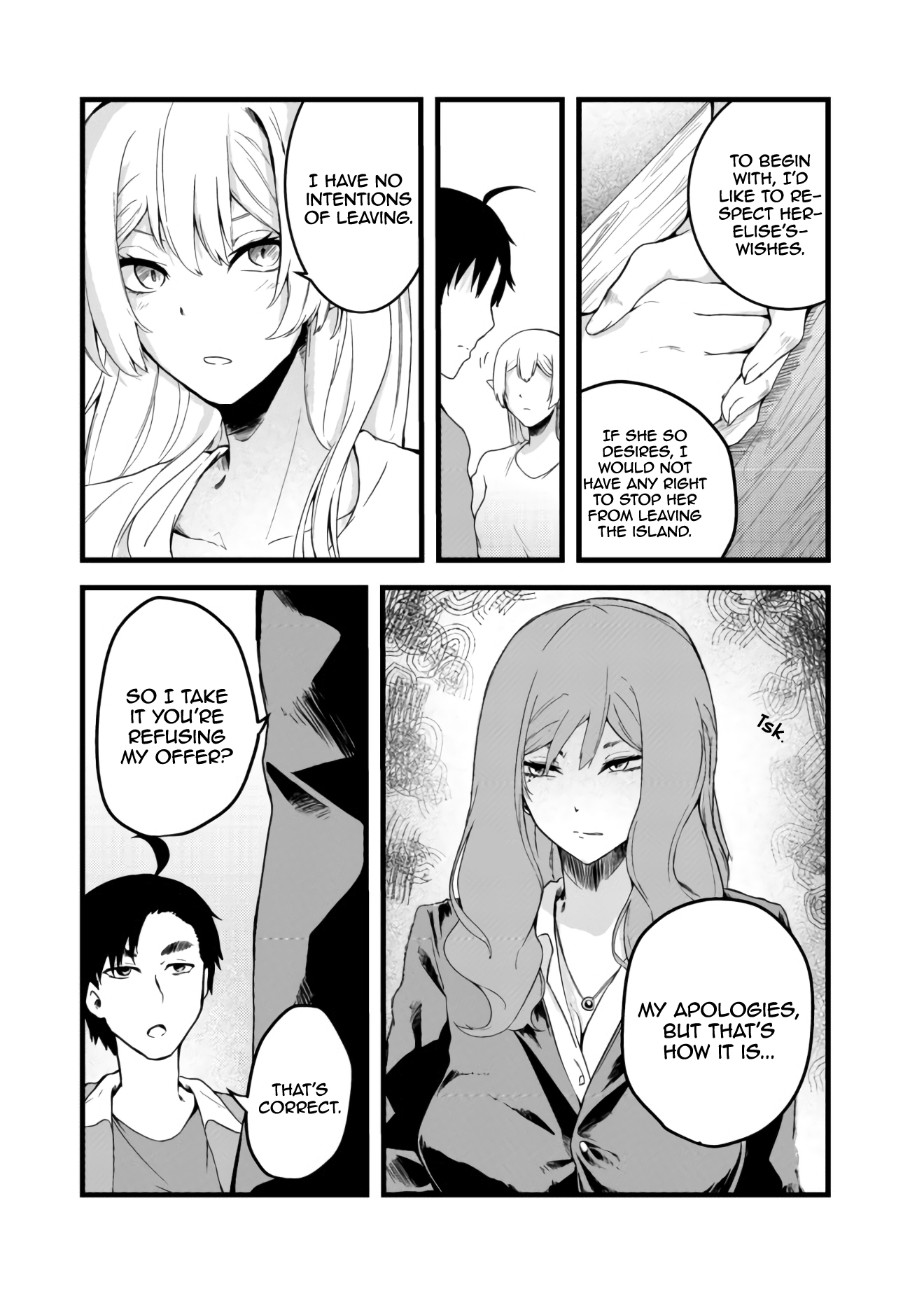 Sharing Life On A Deserted Island With An Elf Chapter 5 page 8 - Chapter 5