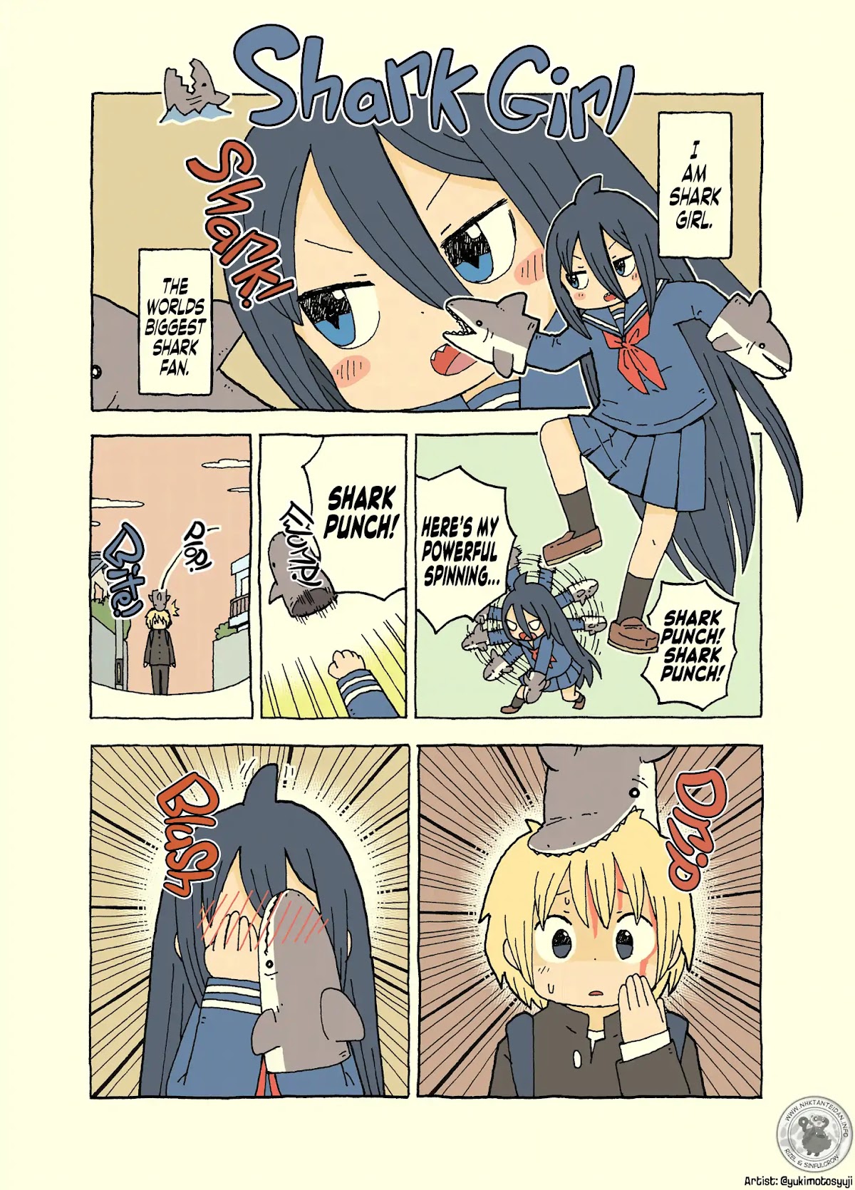 Shark Girl Chapter 0.2 page 1 - Chapter 0.2