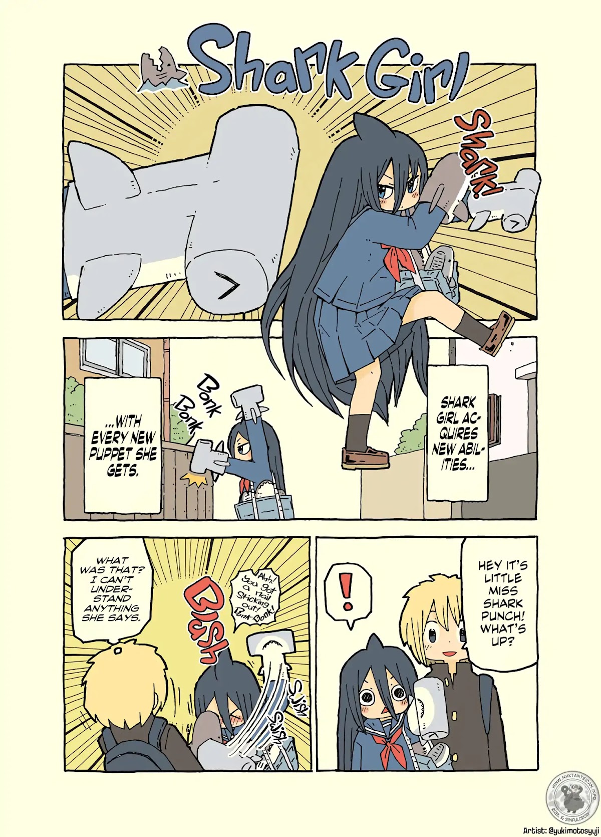 Shark Girl Chapter 0.3 page 1 - Chapter 0.3