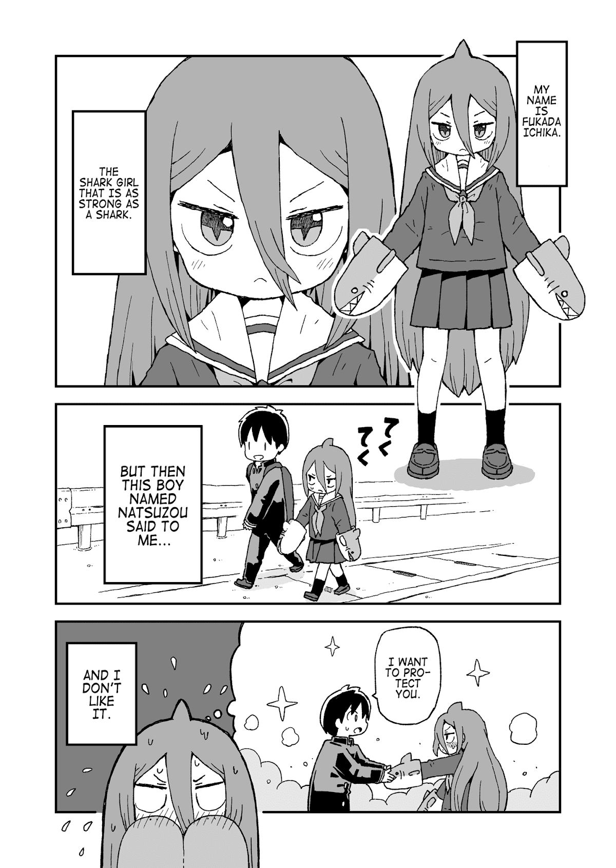 Shark Girl Chapter 1.5 page 1 - Chapter 1.5
