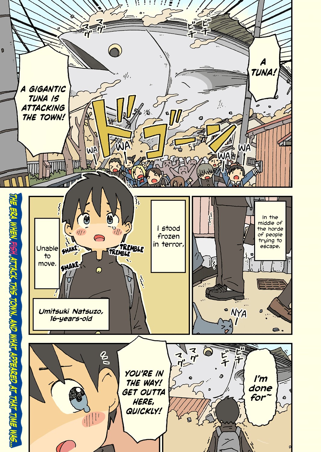 Shark Girl Chapter 1 page 2 - Chapter 1: The Introduction of Shark Girl