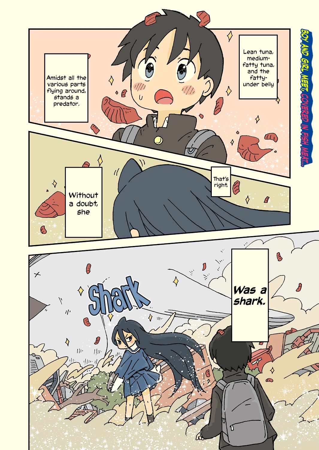 Shark Girl Chapter 1 page 4 - Chapter 1: The Introduction of Shark Girl