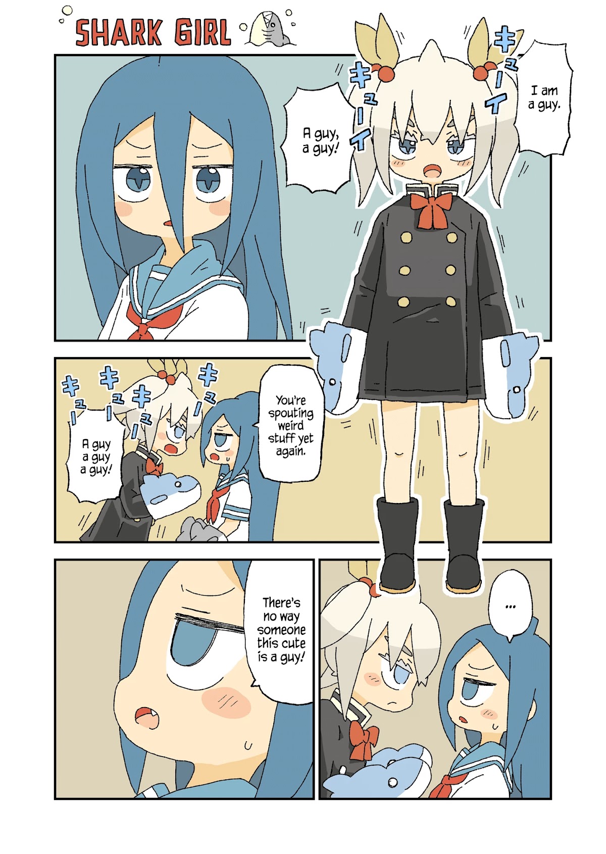 Shark Girl Chapter 11.5 page 2 - Chapter 11.5: Shark Girl and Dolphin