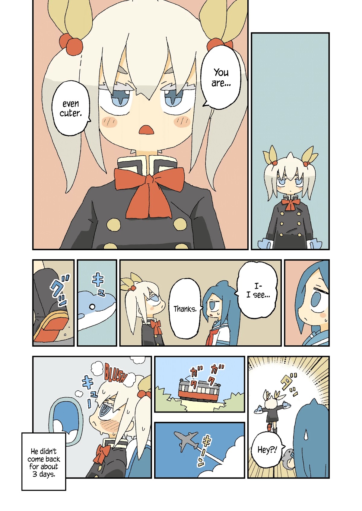 Shark Girl Chapter 11.5 page 3 - Chapter 11.5: Shark Girl and Dolphin
