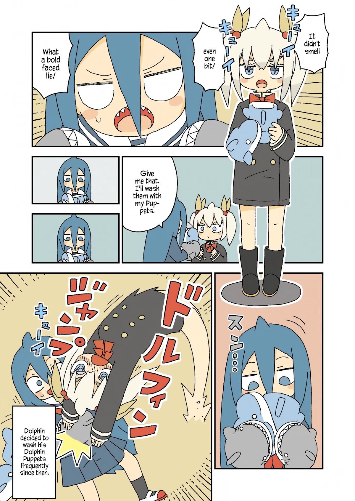 Shark Girl Chapter 11.5 page 5 - Chapter 11.5: Shark Girl and Dolphin