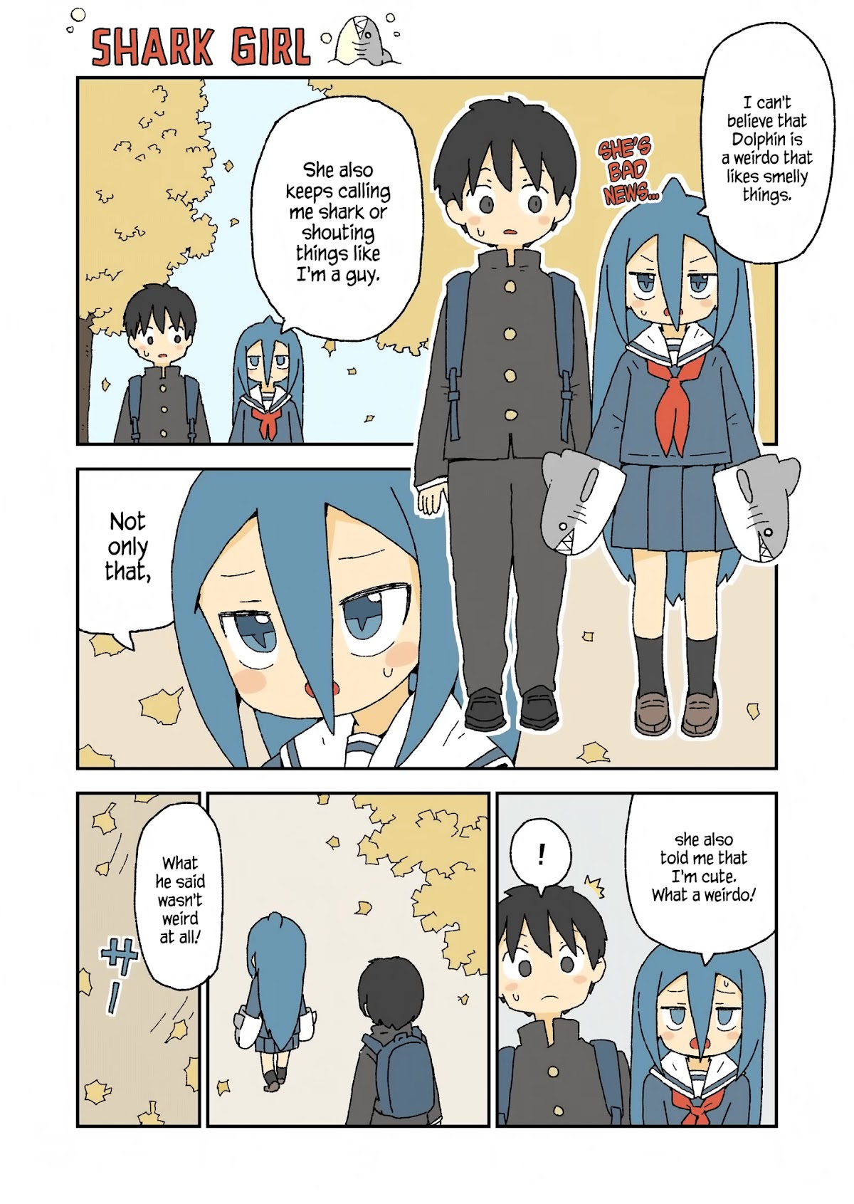 Shark Girl Chapter 11.5 page 6 - Chapter 11.5: Shark Girl and Dolphin