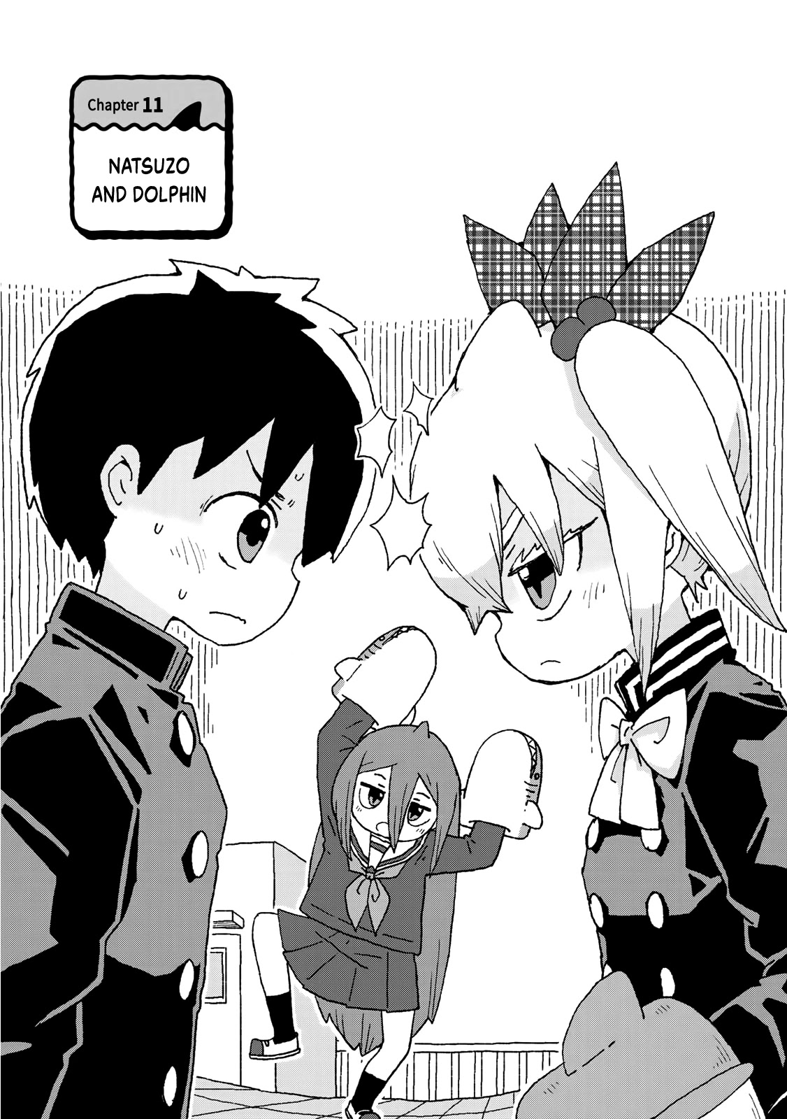 Shark Girl Chapter 11 page 1 - Chapter 11: Natsuzo and Dolphin