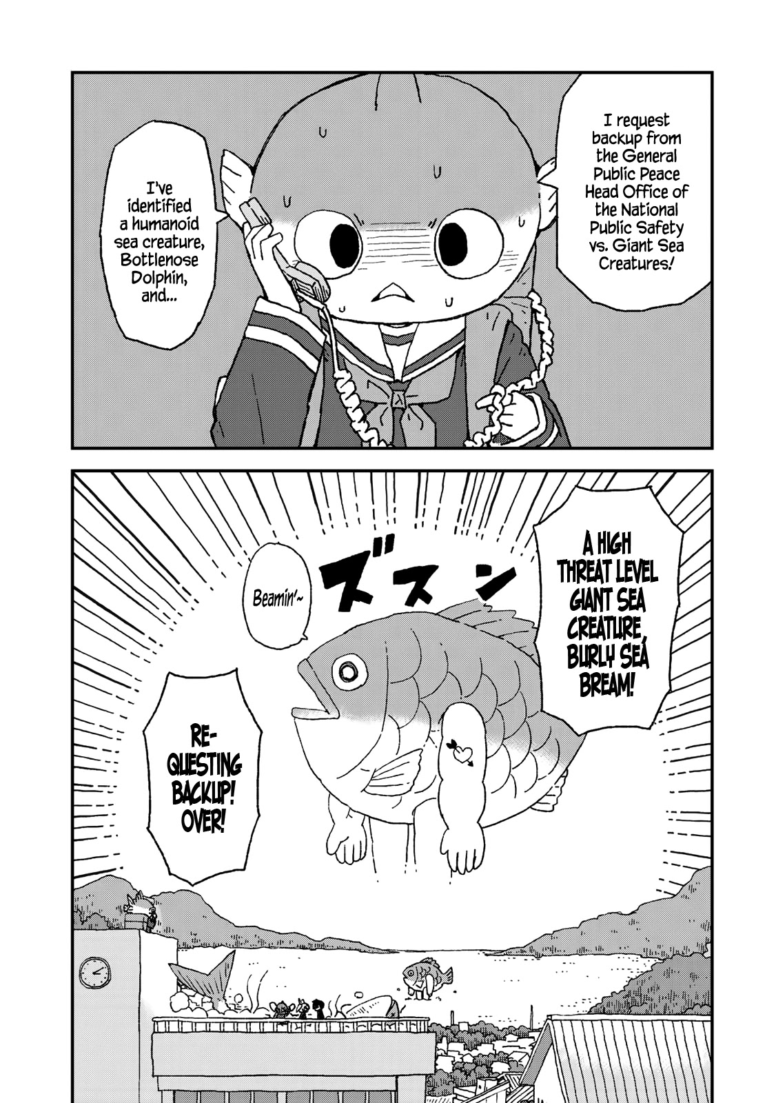 Shark Girl Chapter 11 page 28 - Chapter 11: Natsuzo and Dolphin