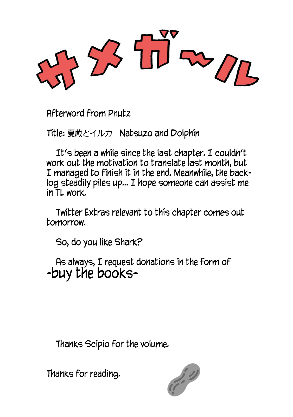 Shark Girl Chapter 11 page 30 - Chapter 11: Natsuzo and Dolphin