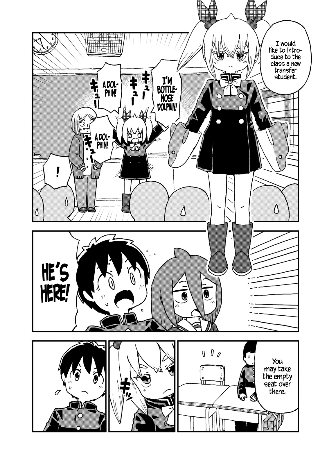 Shark Girl Chapter 11 page 4 - Chapter 11: Natsuzo and Dolphin