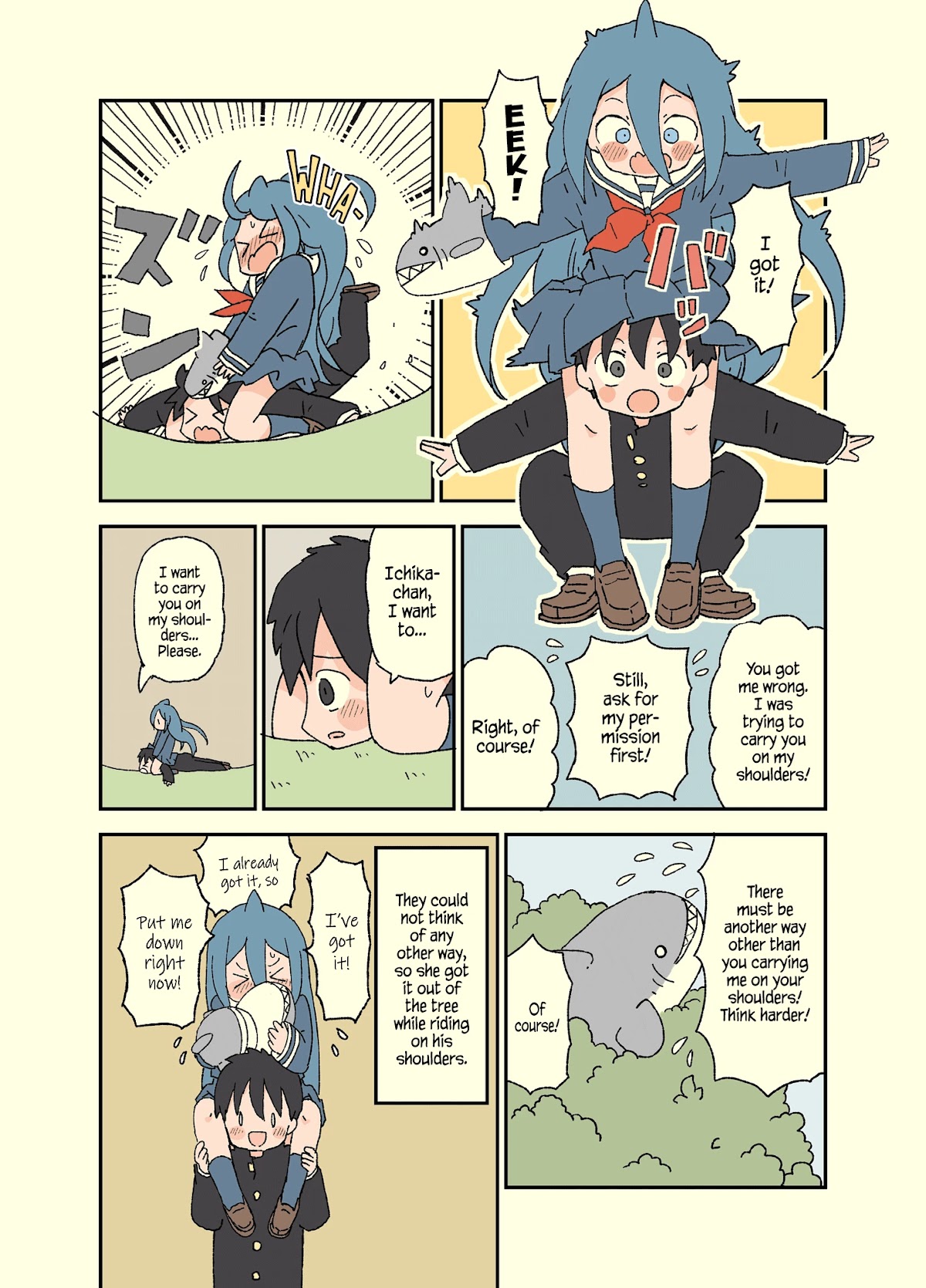Shark Girl Chapter 12.1 page 2 - Chapter 12.1: Twitter Extras