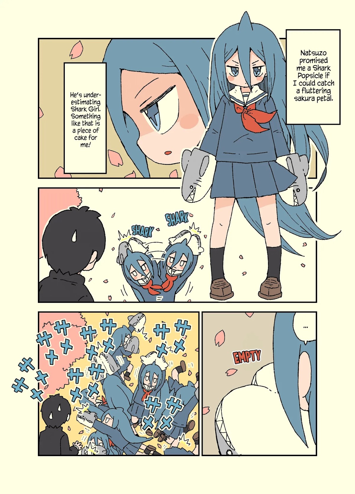 Shark Girl Chapter 12.2 page 1 - Chapter 12.2: Twitter Extras