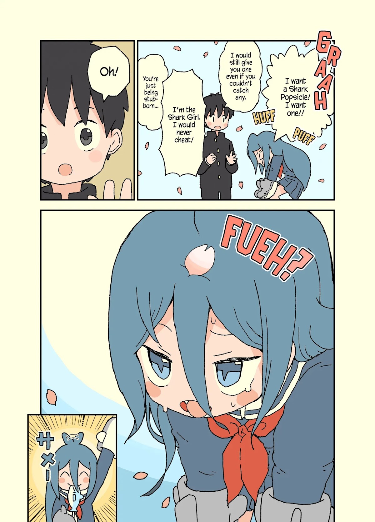 Shark Girl Chapter 12.2 page 2 - Chapter 12.2: Twitter Extras