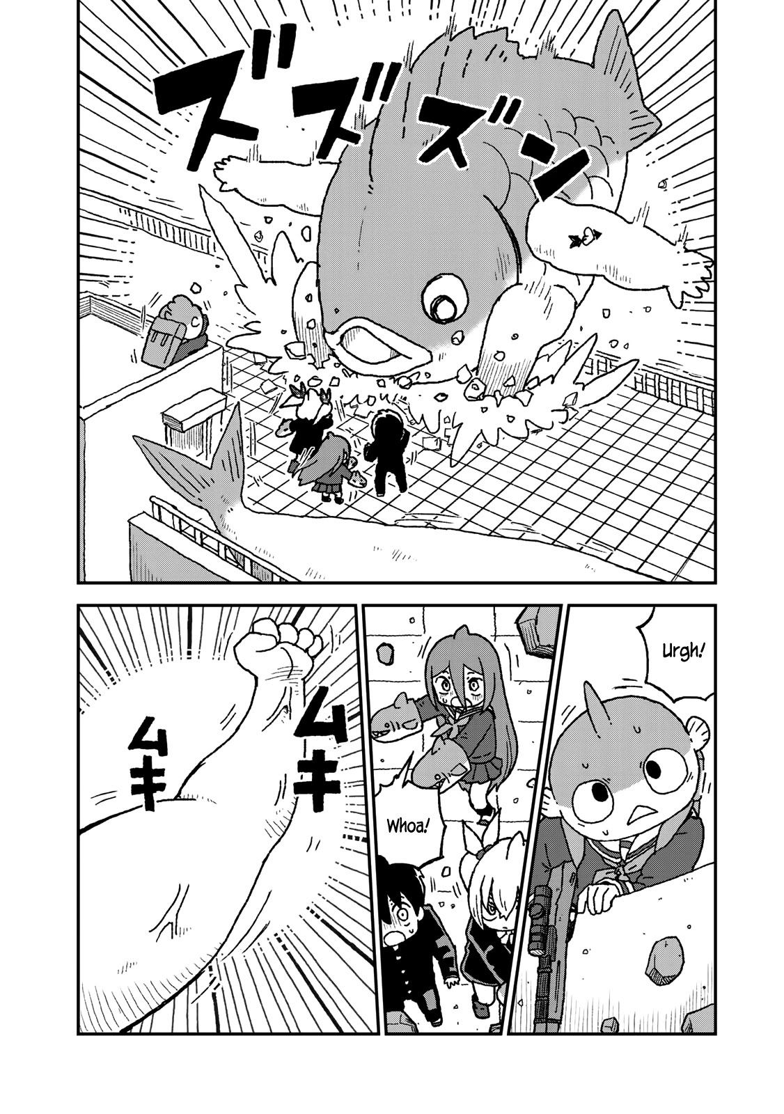 Shark Girl Chapter 12 page 4 - Chapter 12: I'm Not Going to Stand Back and Watch