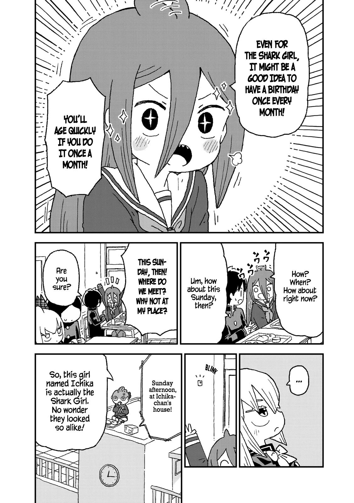 Shark Girl Chapter 13 page 6 - Chapter 13: Birthday Party