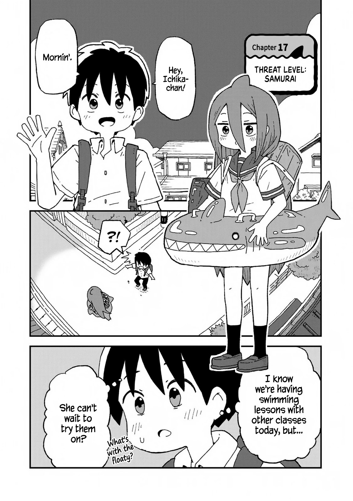 Shark Girl Chapter 17 page 1 - Chapter 17: Threat Level: Samurai