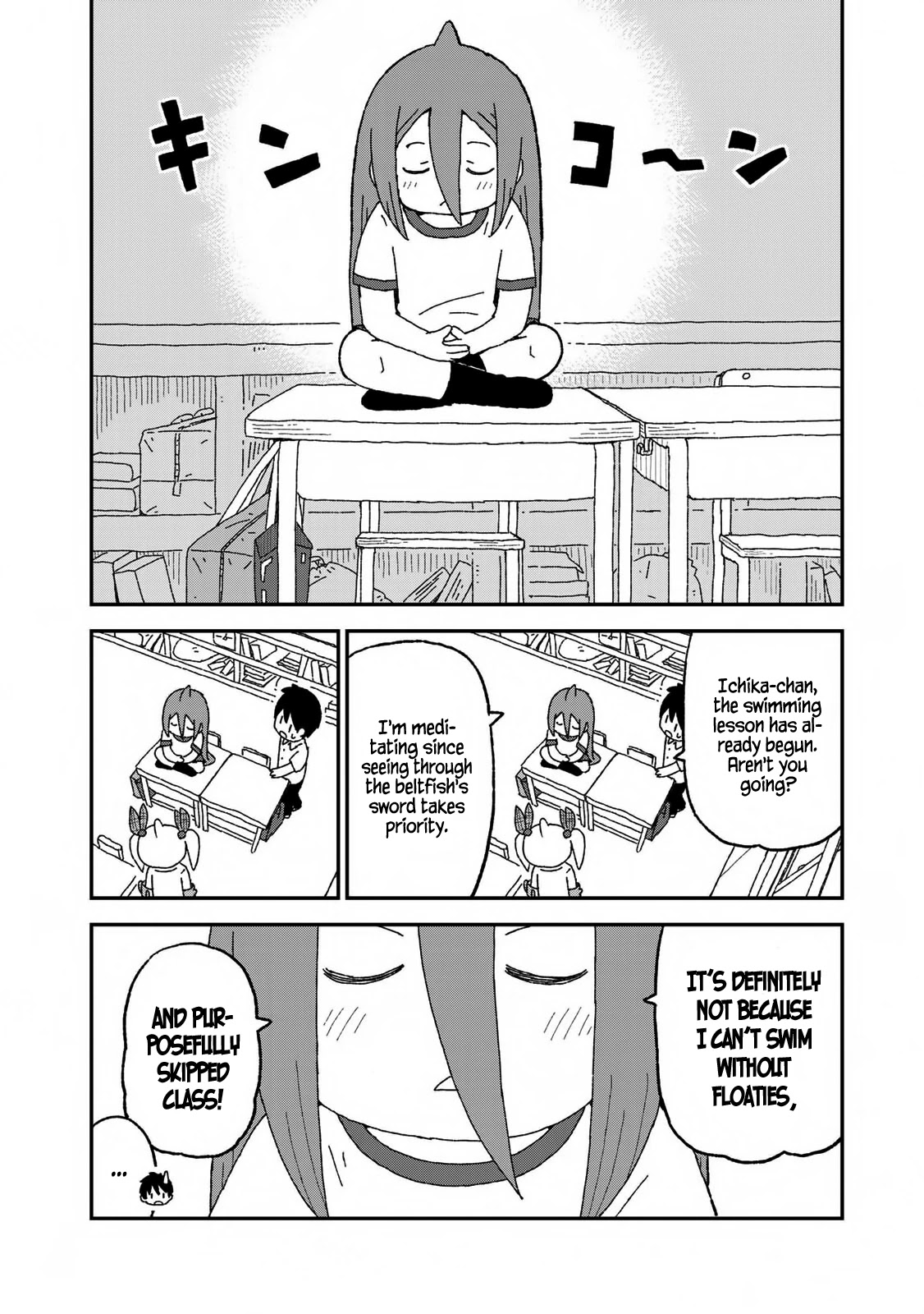 Shark Girl Chapter 17 page 10 - Chapter 17: Threat Level: Samurai