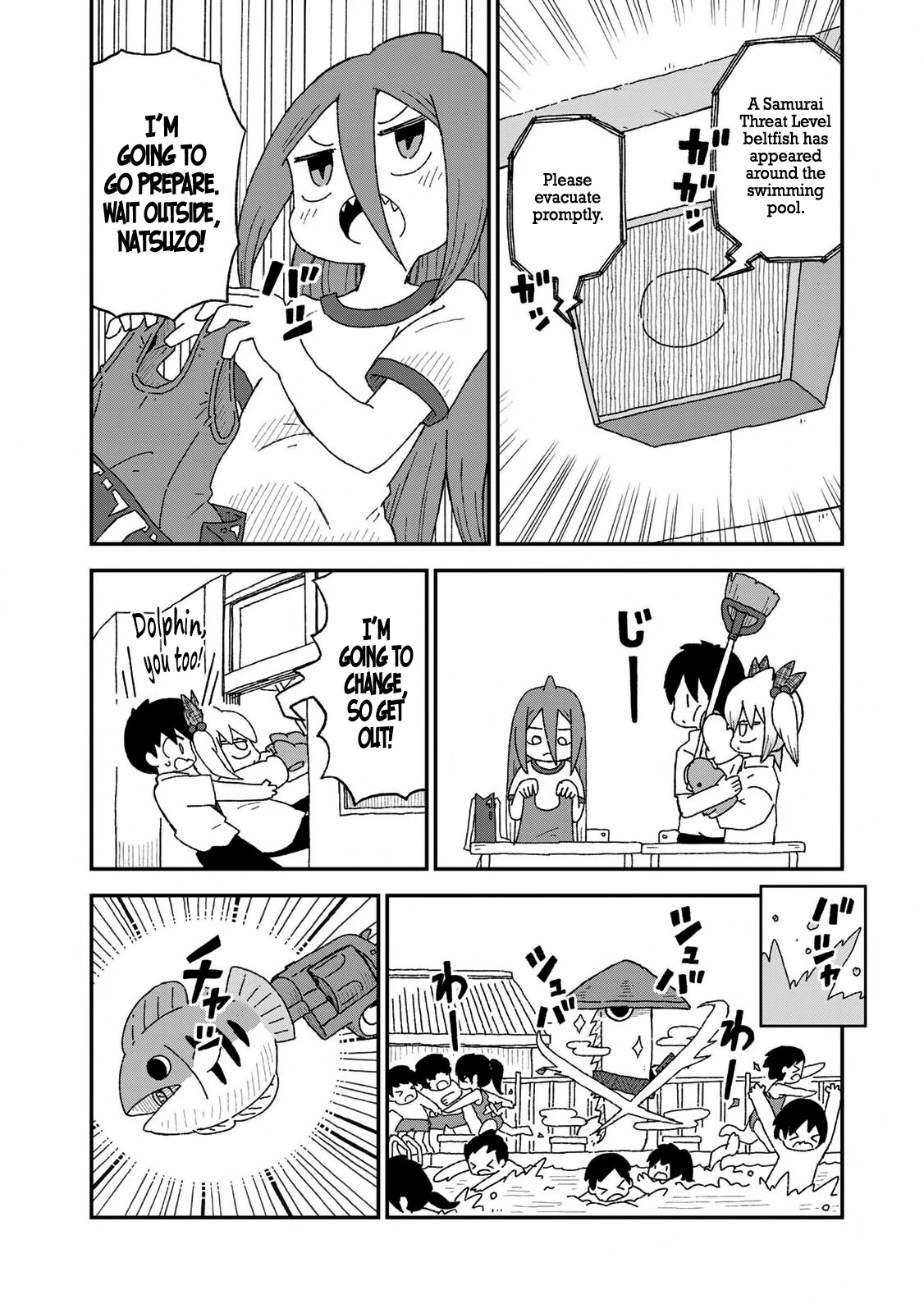 Shark Girl Chapter 17 page 16 - Chapter 17: Threat Level: Samurai