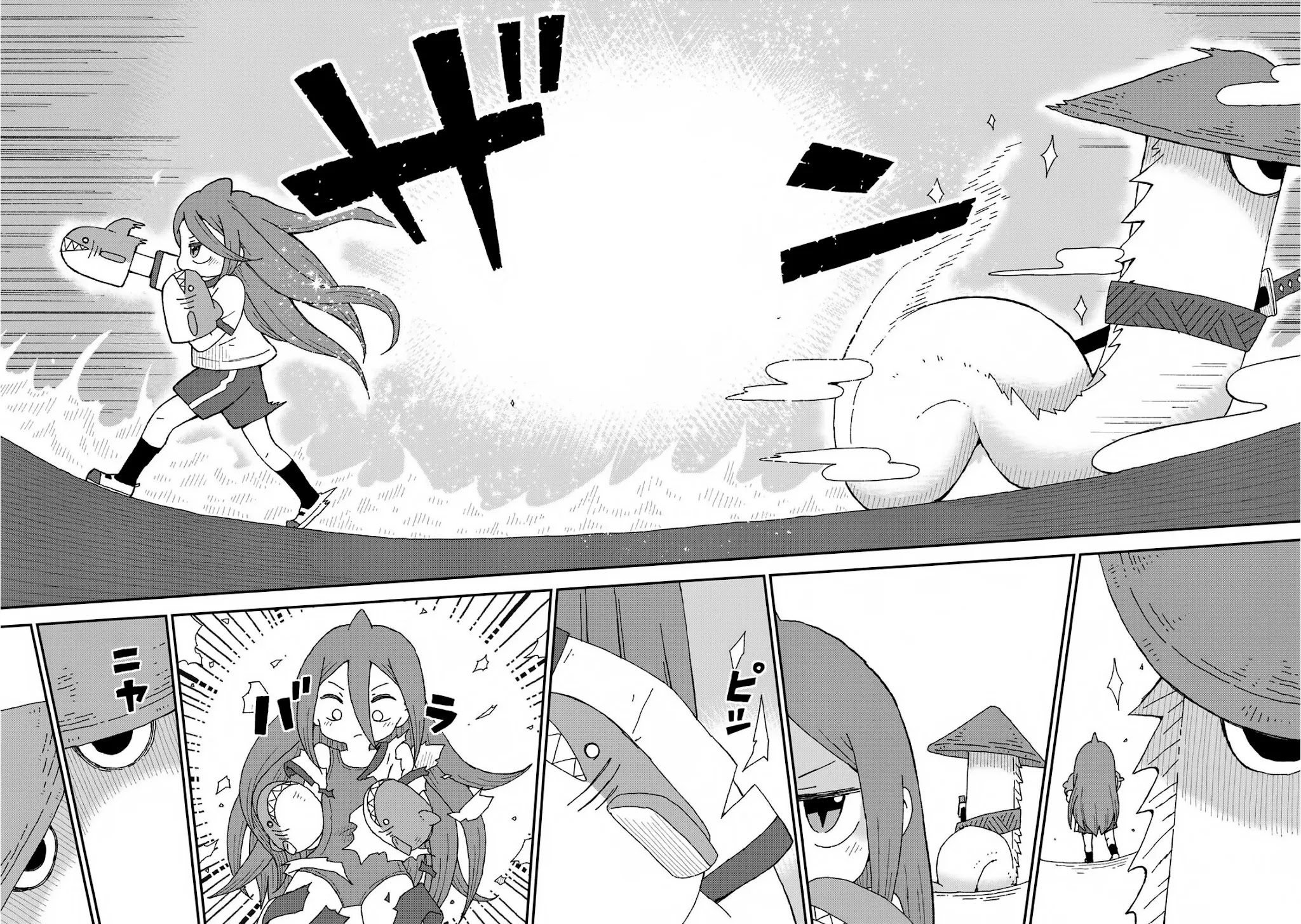 Shark Girl Chapter 17 page 20 - Chapter 17: Threat Level: Samurai