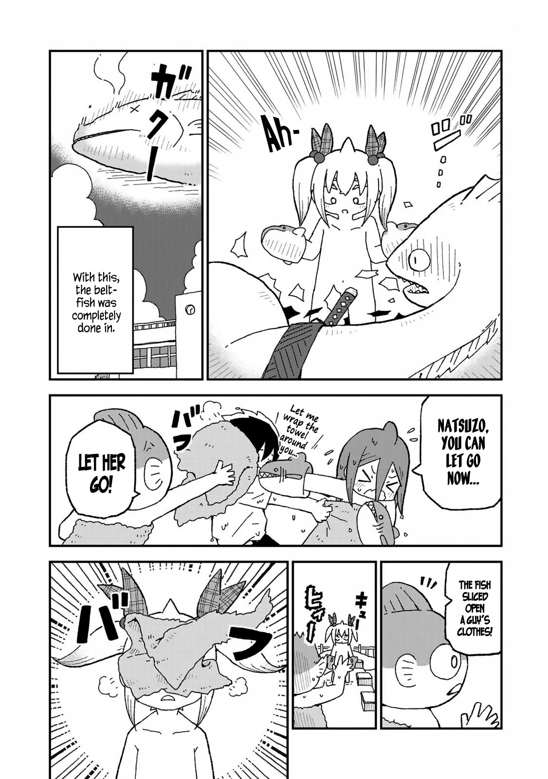 Shark Girl Chapter 17 page 27 - Chapter 17: Threat Level: Samurai