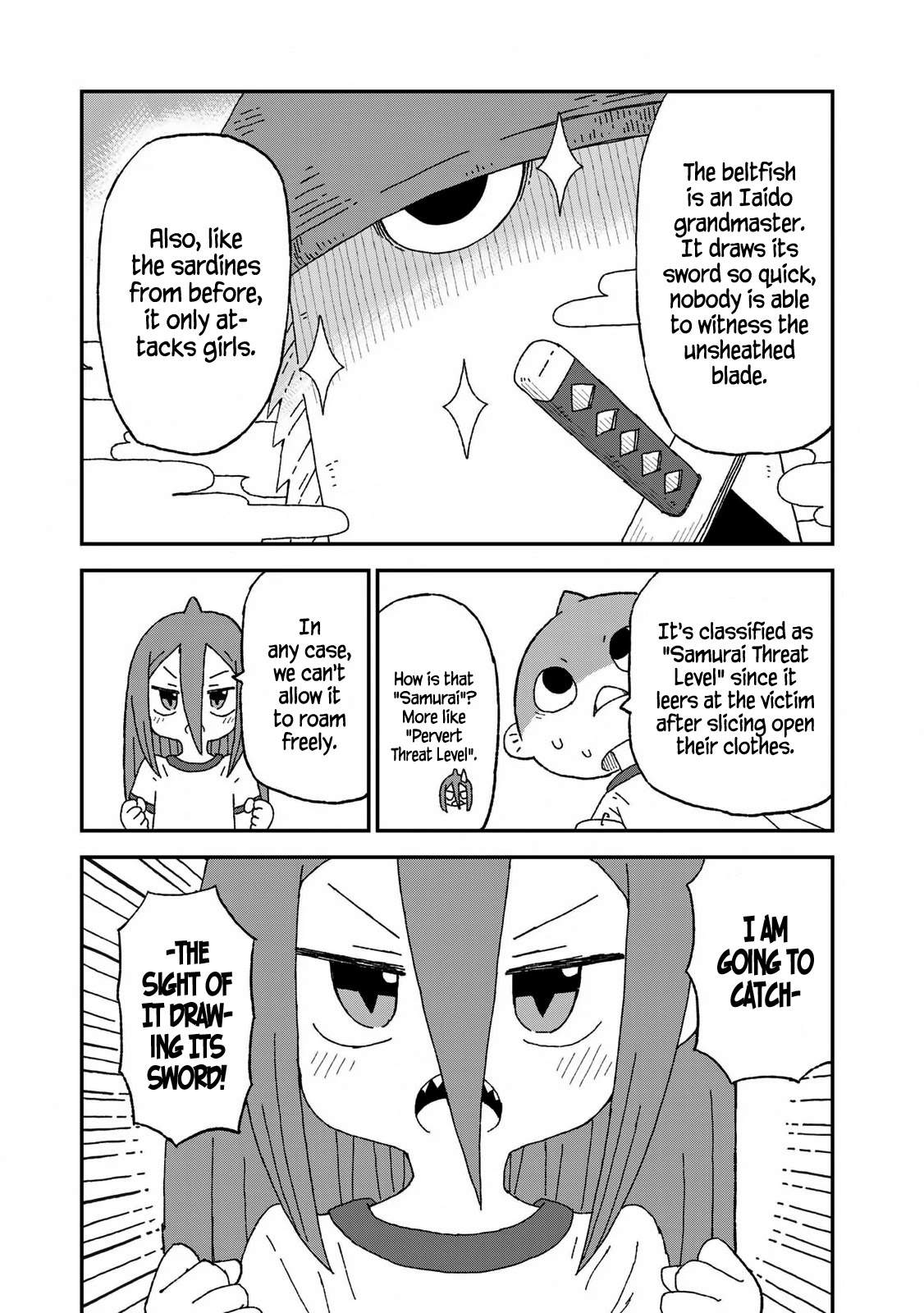 Shark Girl Chapter 17 page 9 - Chapter 17: Threat Level: Samurai