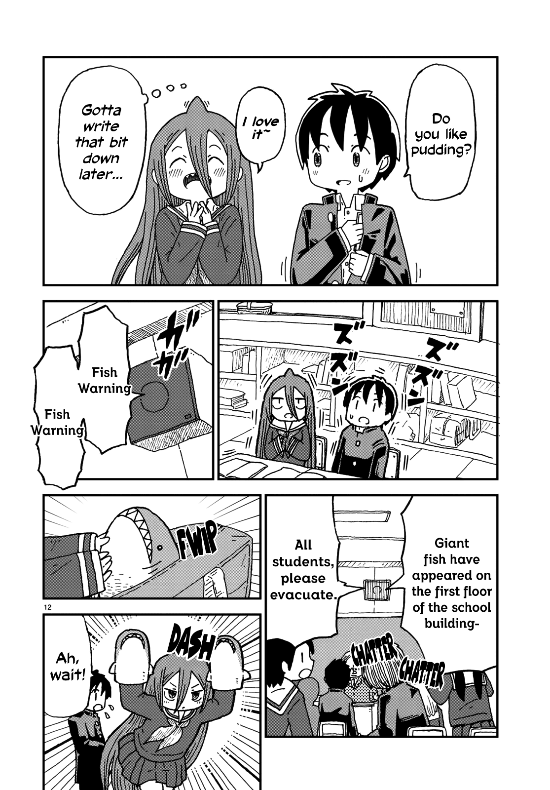 Shark Girl Chapter 2 page 12 - Chapter 2: Diverse Giant Sea Creatures
