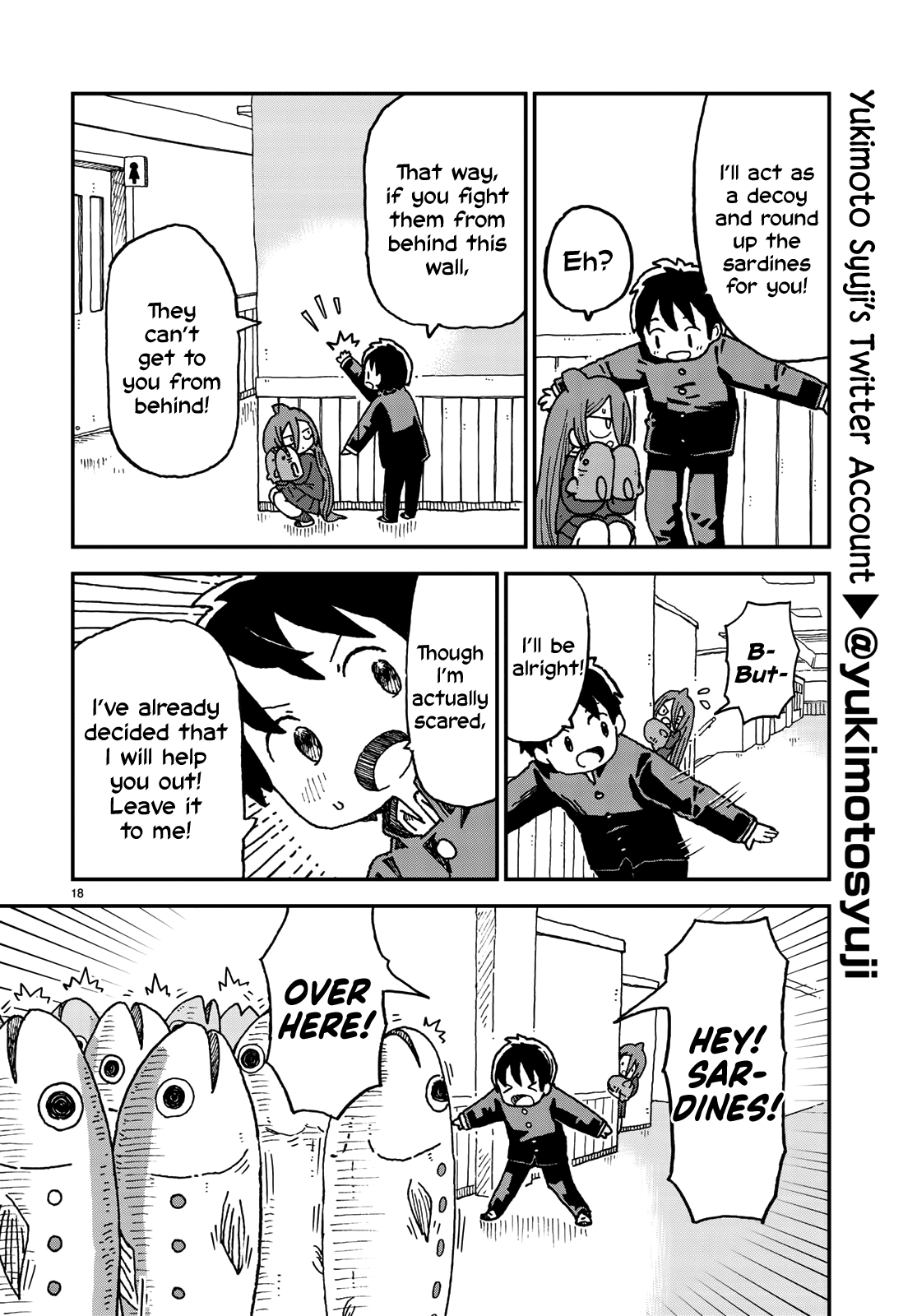 Shark Girl Chapter 2 page 18 - Chapter 2: Diverse Giant Sea Creatures