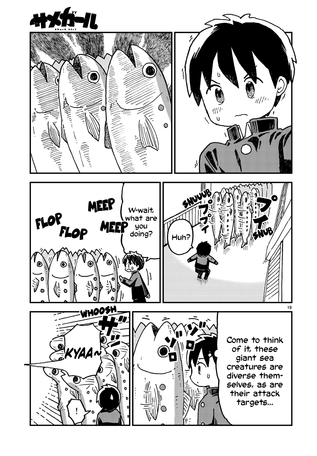 Shark Girl Chapter 2 page 19 - Chapter 2: Diverse Giant Sea Creatures