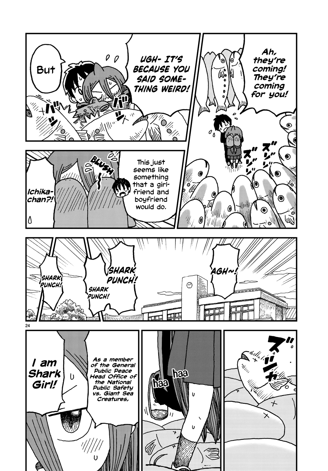 Shark Girl Chapter 2 page 24 - Chapter 2: Diverse Giant Sea Creatures