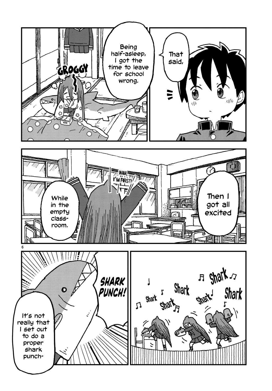 Shark Girl Chapter 2 page 6 - Chapter 2: Diverse Giant Sea Creatures