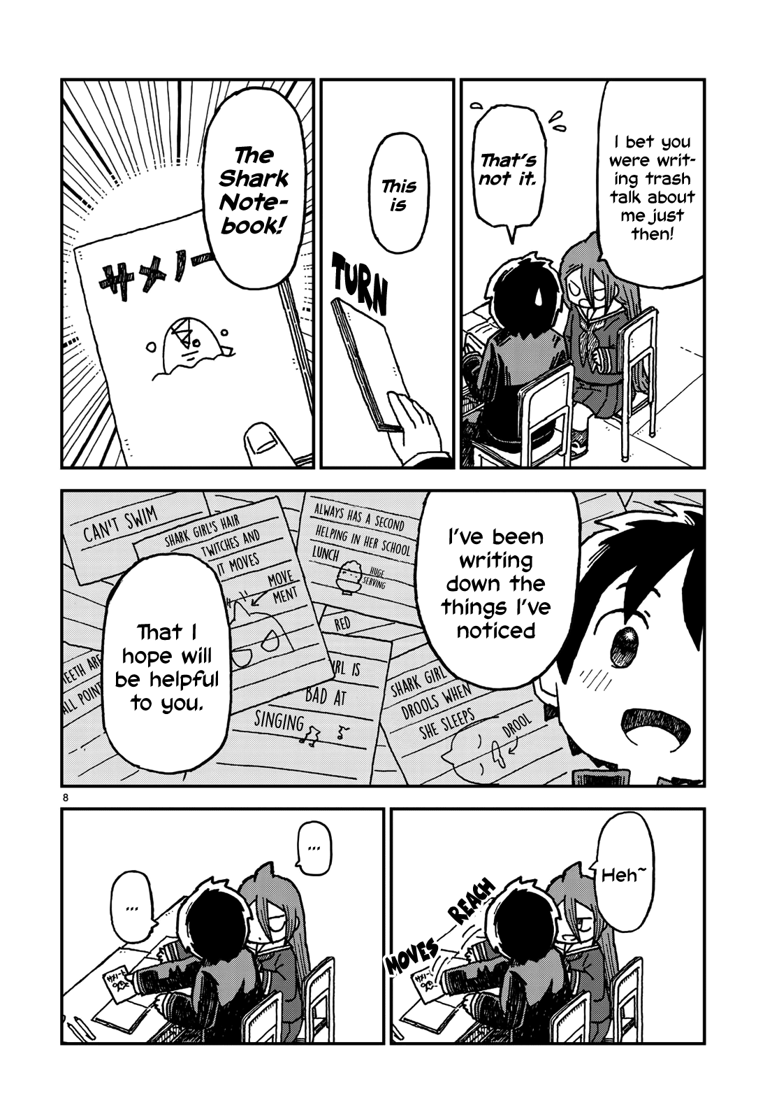 Shark Girl Chapter 2 page 8 - Chapter 2: Diverse Giant Sea Creatures