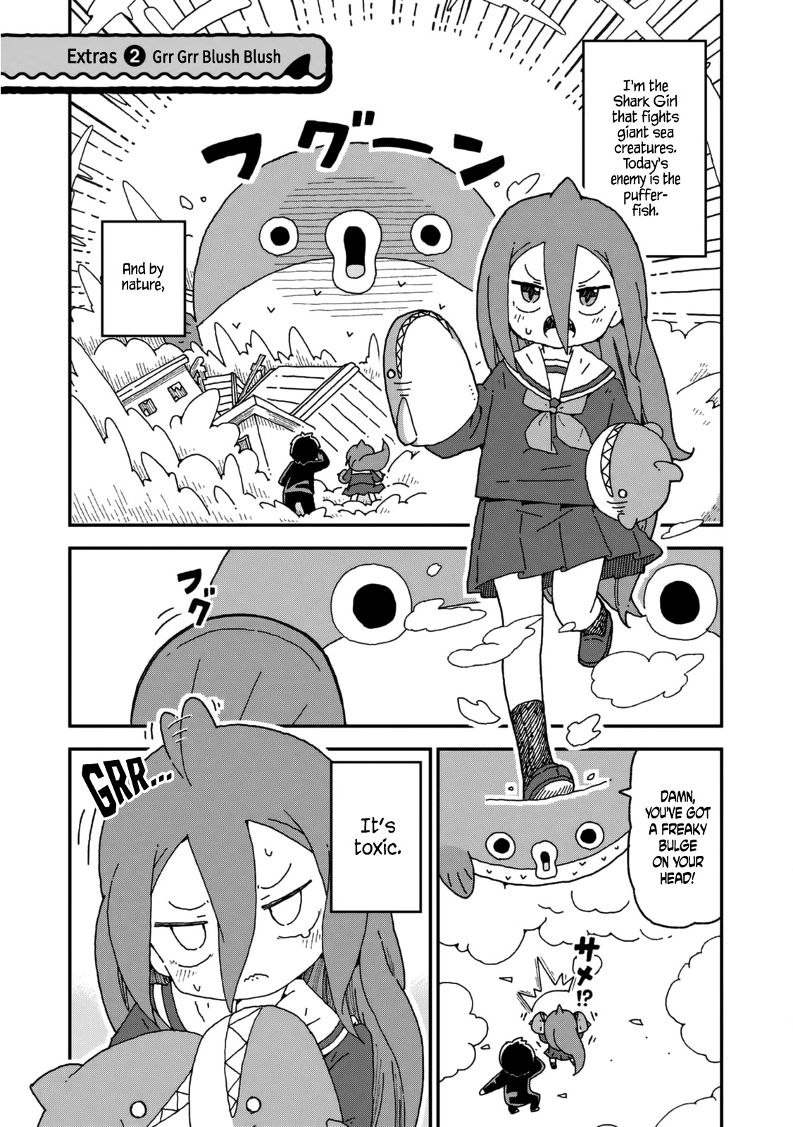 Shark Girl Chapter 25.2 page 1 - Chapter 25.2: Volume Extras 2