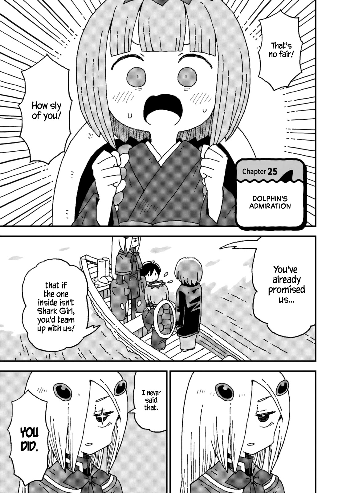 Shark Girl Chapter 25 page 1 - Chapter 25: Dolphin's Admiration