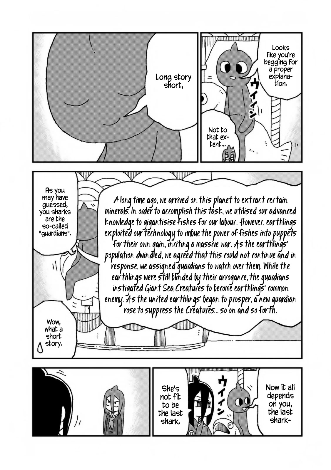 Shark Girl Chapter 31 page 4 - Chapter 31: The Shark Girl [END]