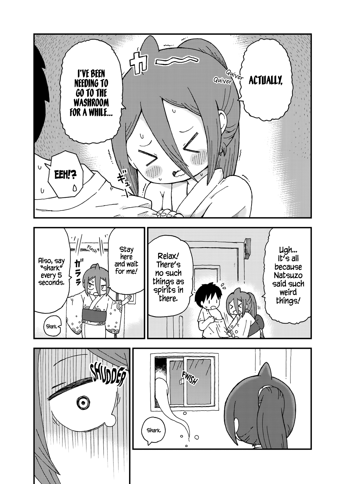 Shark Girl Chapter 6 page 10 - Chapter 6: The School at Night