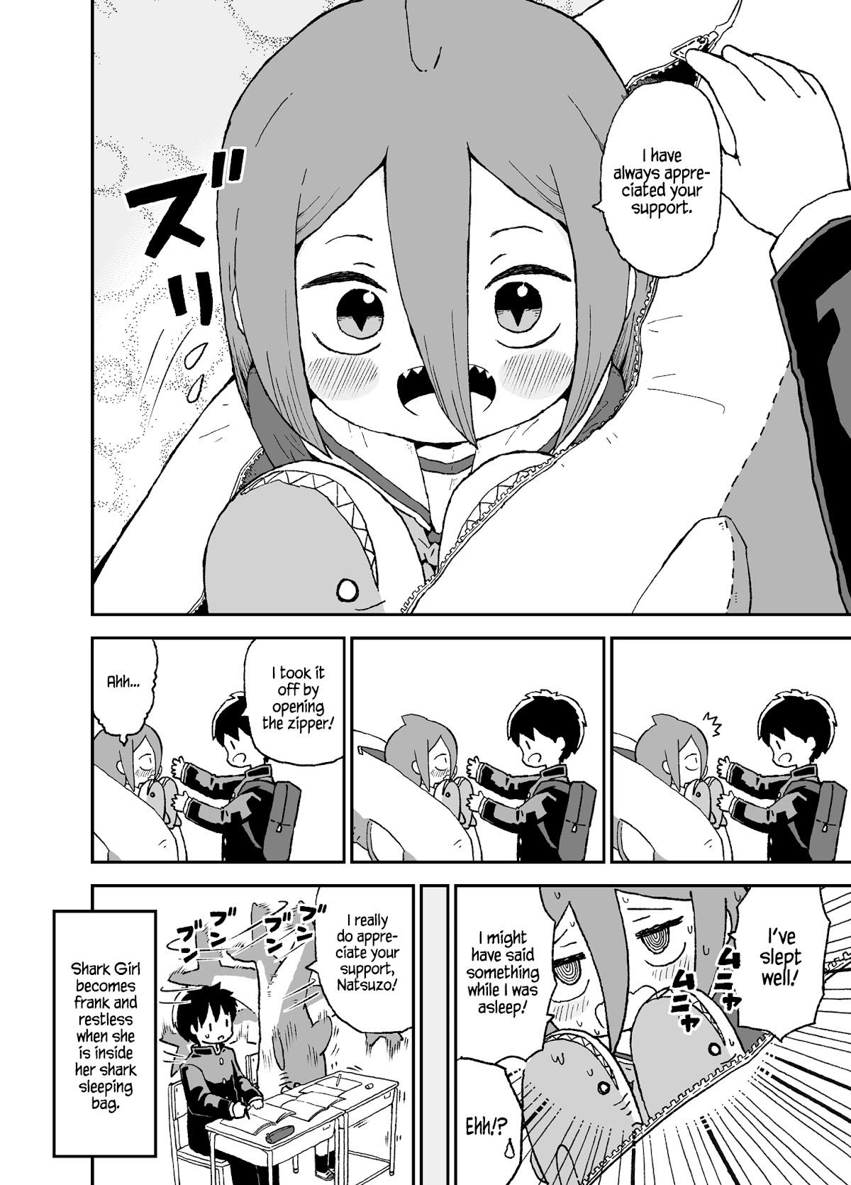 Shark Girl Chapter 8.5 page 4 - Chapter 8.5: Twitter Extras