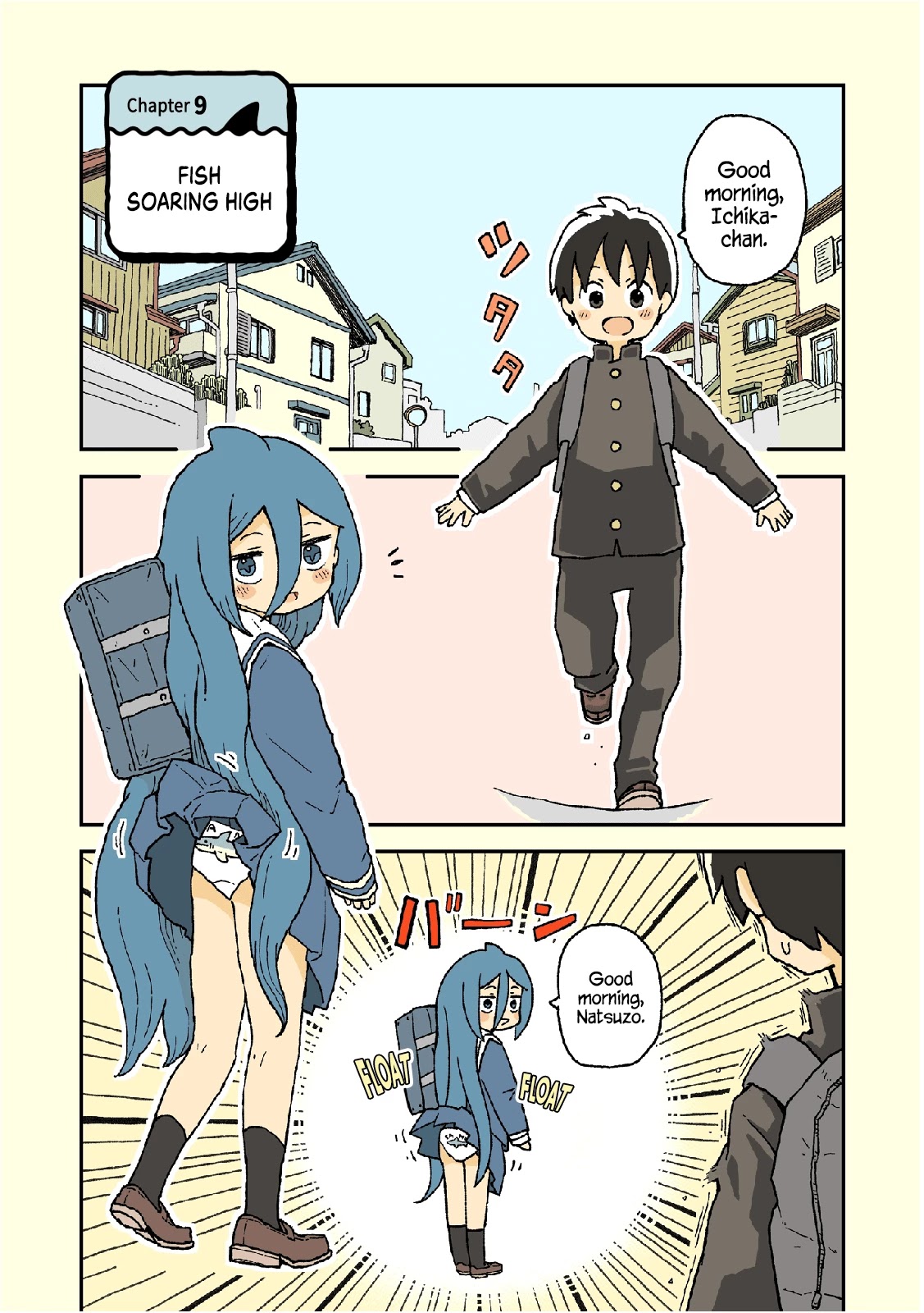 Shark Girl Chapter 9 page 1 - Chapter 9: Fish Soaring High