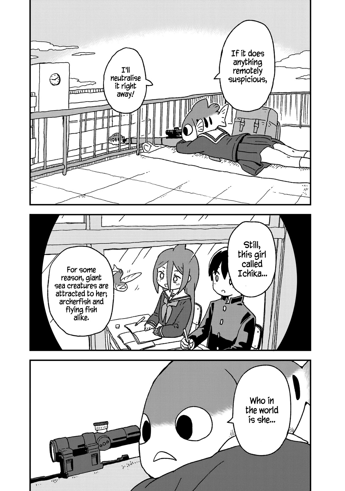 Shark Girl Chapter 9 page 7 - Chapter 9: Fish Soaring High