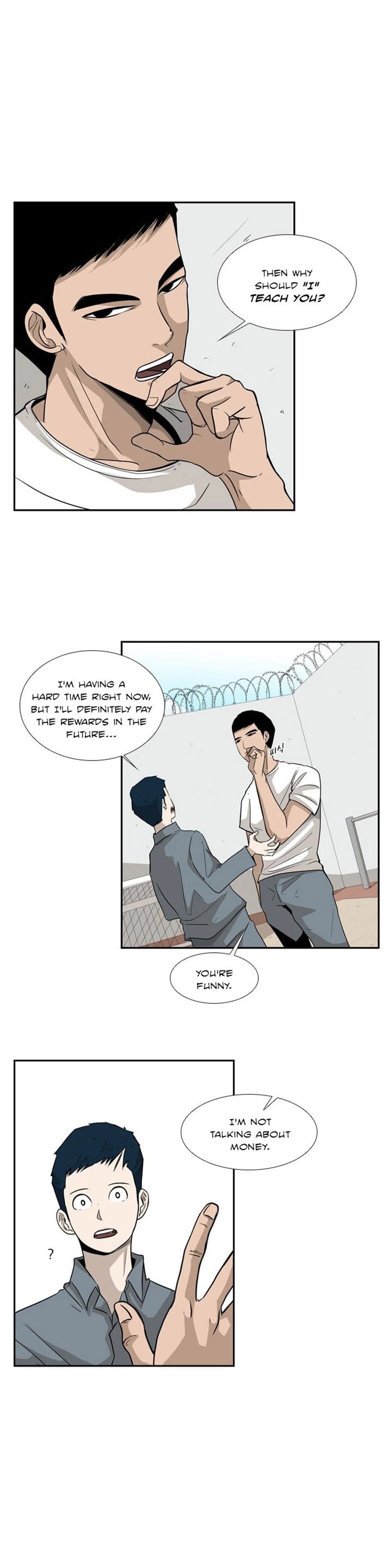 Shark Chapter 10 page 7 - Chapter 10: Then tell me... why should I teach you?