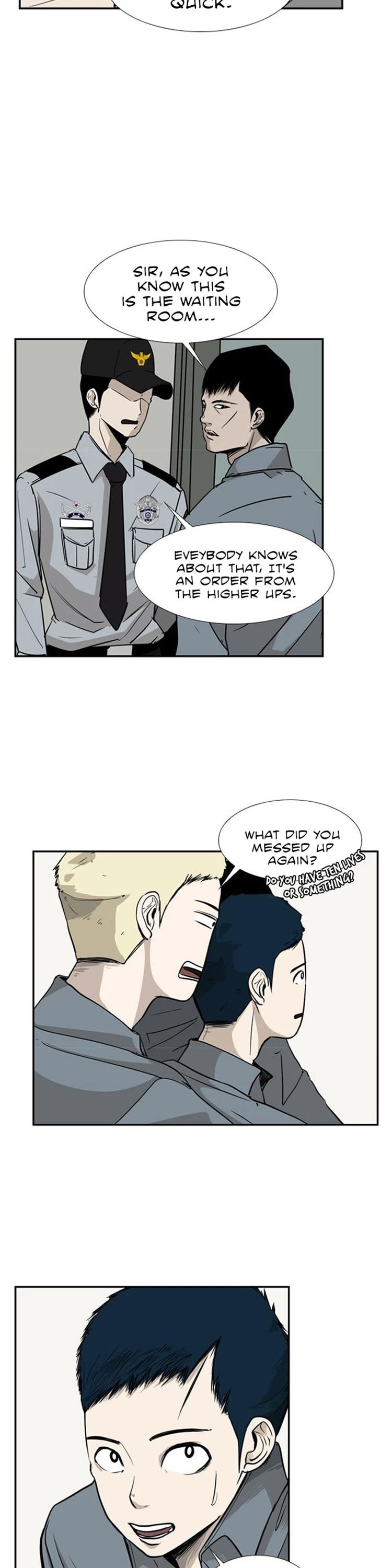 Shark Chapter 11 page 33 - Chapter 11: I'll run, even If I die!