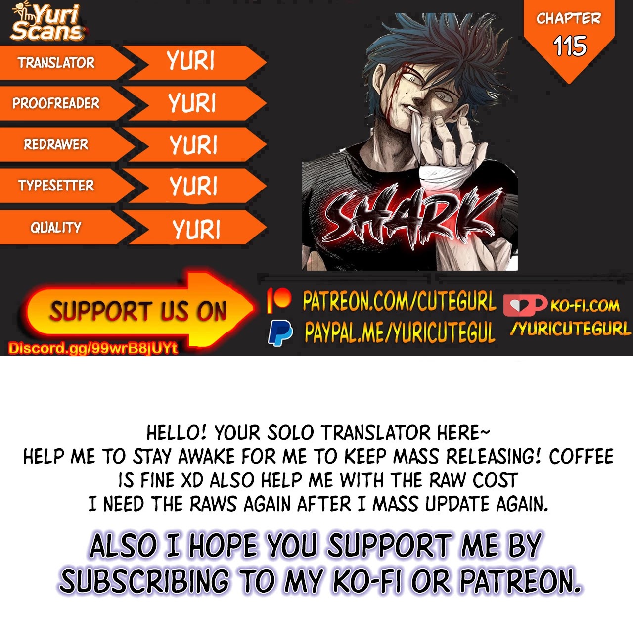 Shark Chapter 115 page 1 - Chapter 115