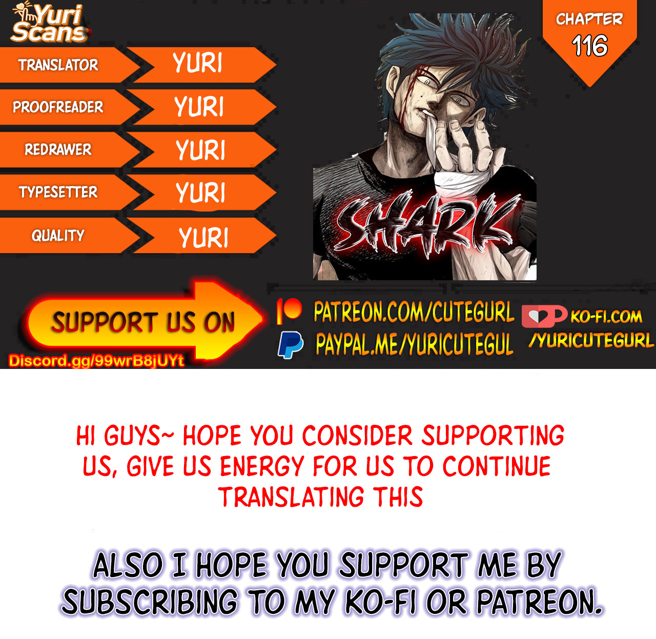 Shark Chapter 116 page 1 - Chapter 116